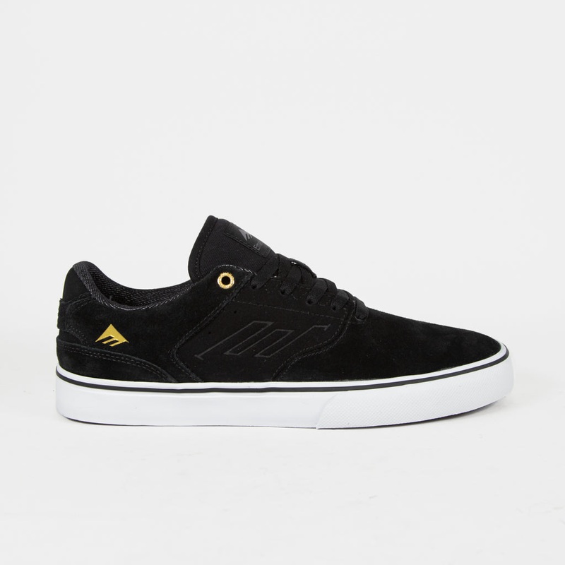 Emerica – The Low Vulc Shoes – Black / Gold / White UK 6