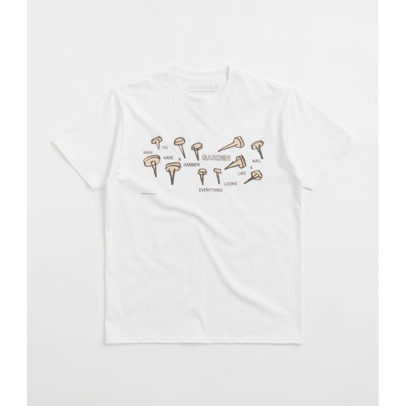 Nails T-Shirt (White) Small White