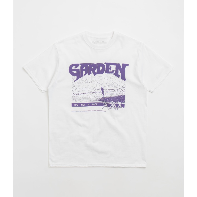 Not a Race T-Shirt (White/Blue) White/Blue Small