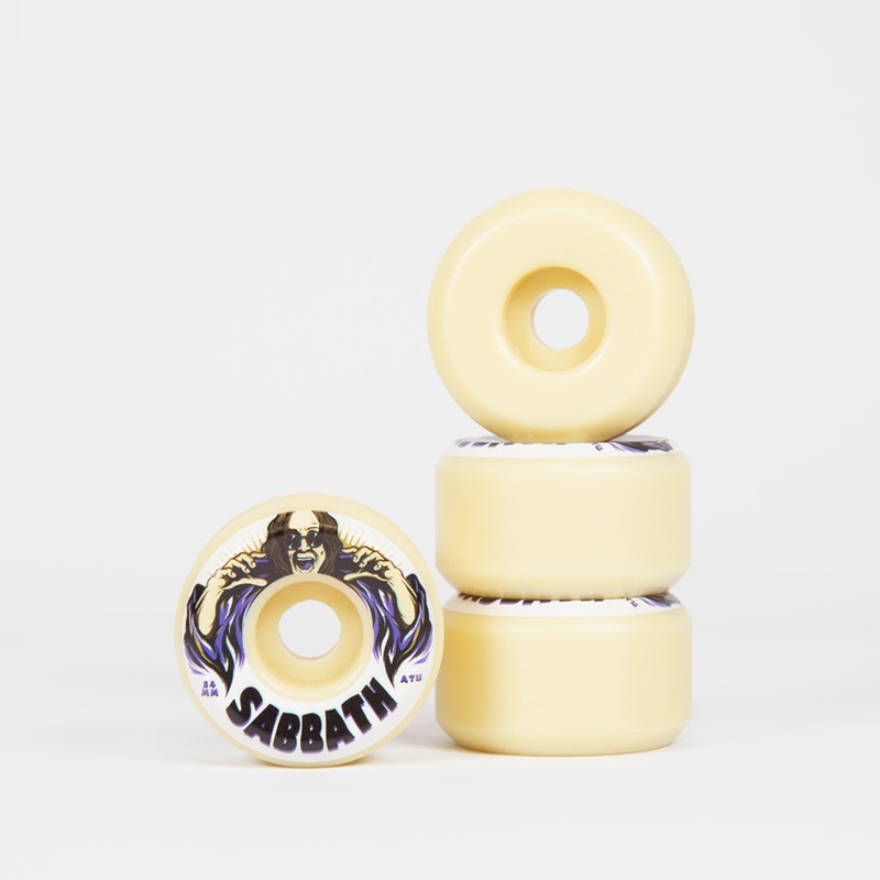 Sabbath Wheels – 54mm (99a) Ozzy Conical Skateboard Wheels