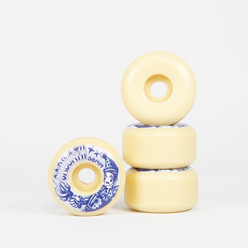 Sabbath Wheels – 58mm (99a) Stabby The Clown Conical Skateboard Wheels