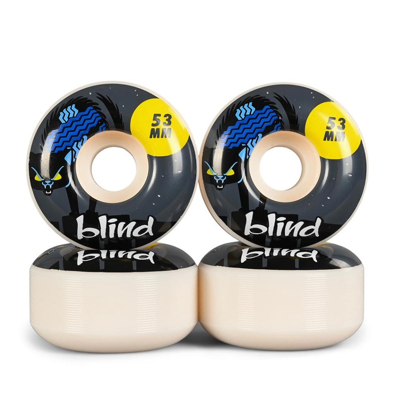 BLIND NINE LIVES WHEELS GREY 53MM