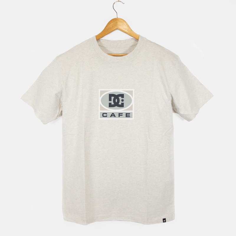 DC Shoes – Skate Cafe x DC T-Shirt – Ash Grey Small