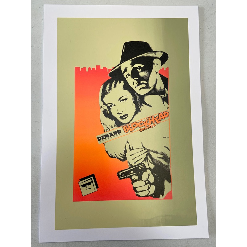 Demand Blockhead limited art poster print – SOLD OUT