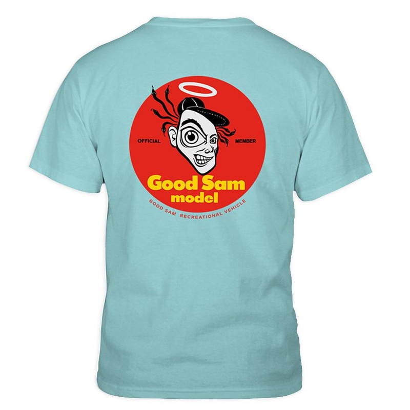 Sam Cunningham GOOD reissue T-shirt (only small) Small Pool Blue