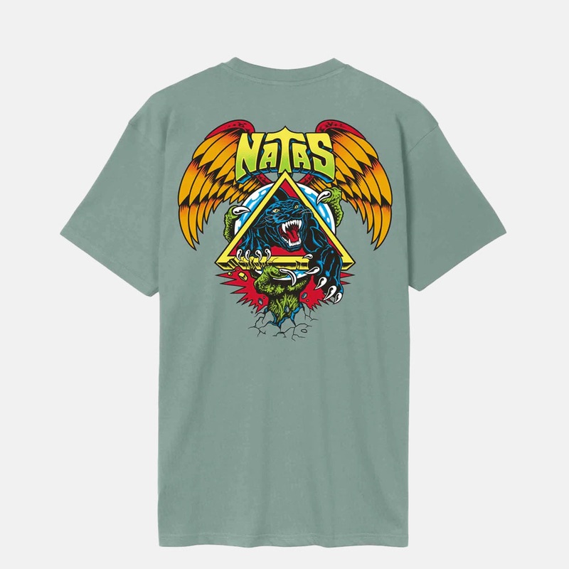 Santa Cruz – Natas Panther T-Shirt – Moon Rock Small