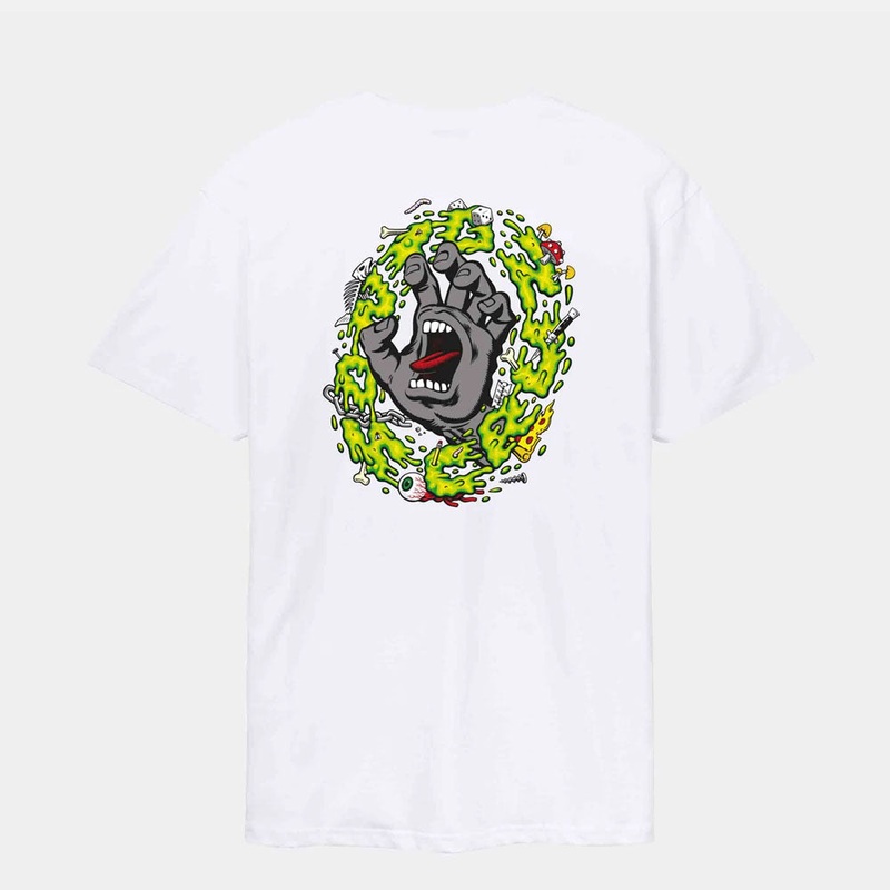 Santa Cruz – Slime Scream T-Shirt – White Small