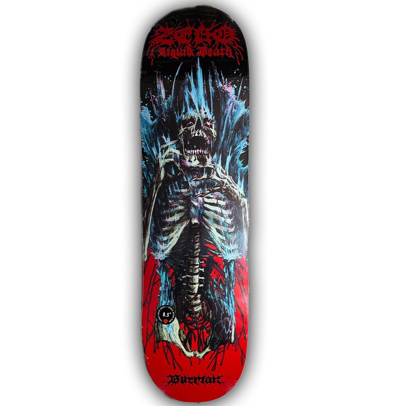 Zero Skateboards Burman Liquid Death Skateboard Deck 8.25″