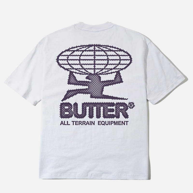 Butter Goods – Terrain T-Shirt – White Small