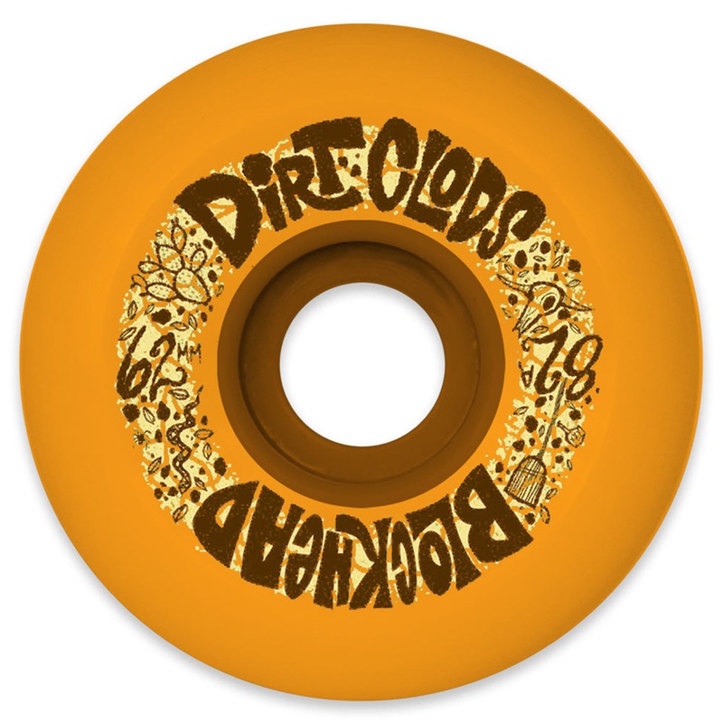 Dirt Clods A/T wheels – 62mm – 82a – Orange – In Stock Now!