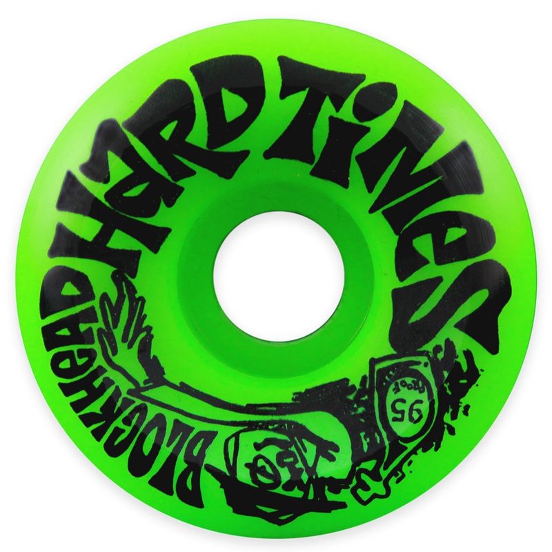 Hard Times wheels 57mm – 95a – Gang Green – IN STOCK NOW! Gang Green