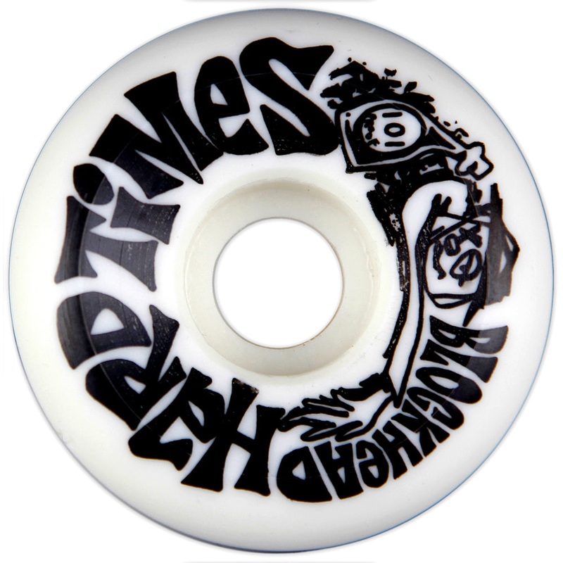 Hard Times wheels 60mm – 101a – White – in stock now! White