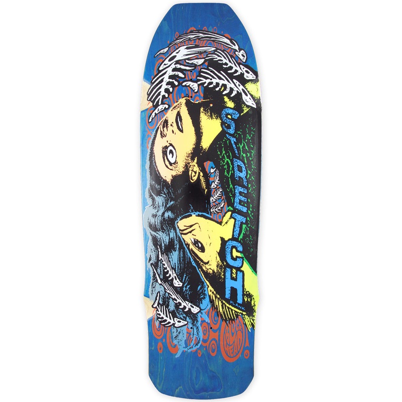 Stretch modern 10 x 34 w/ classic 1989 art – SOLD OUT Blue Stain