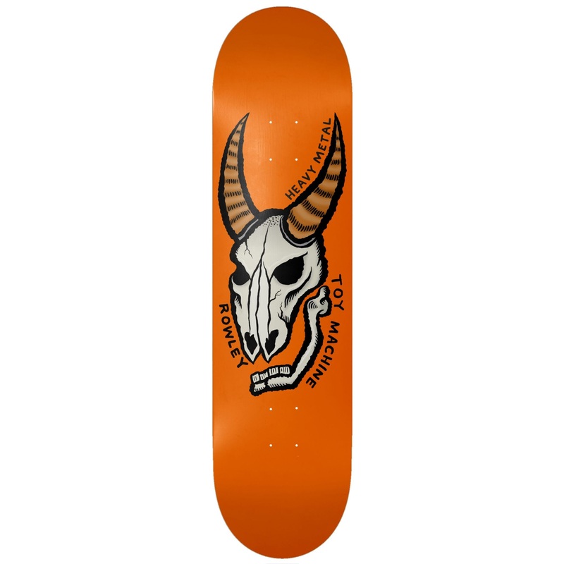 Toy Machine Geoff Rowley ‘Heavy Metal’ Orange 8.25″ Orange 8.25