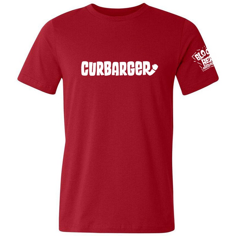 Curbarger T-shirt – Available NOW! small Red curb red – premium