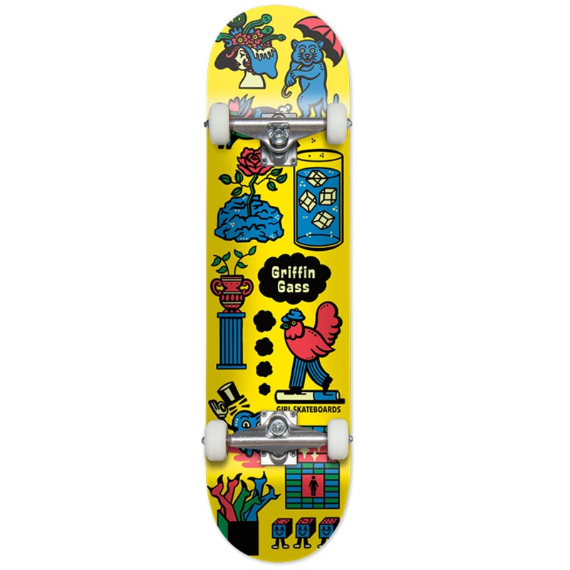 Girl Complete Skateboard Piecemeal Griffin Gass 7.75″ Multicolour 7.75
