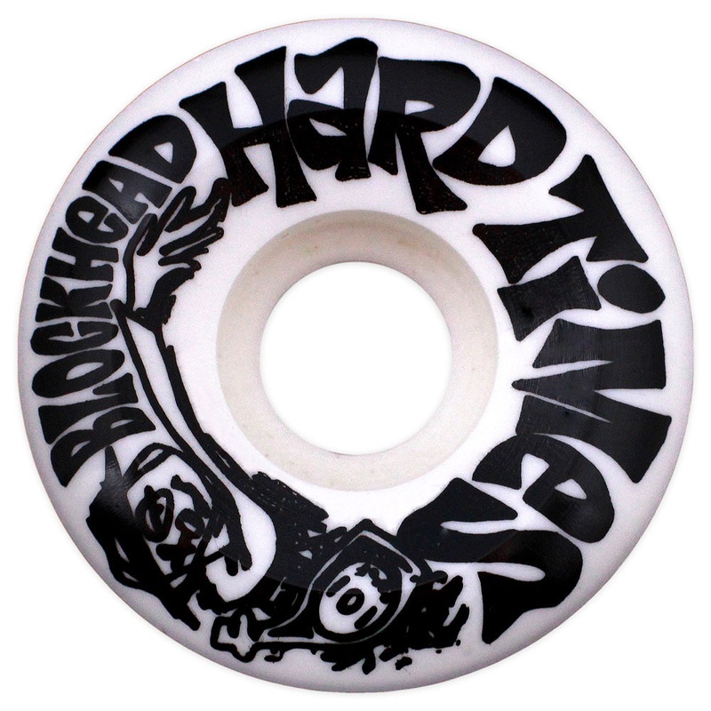 Hard Times wheels 53mm – White – 101a White