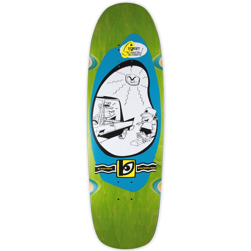 Street Standard reissue – “RIDER” – SOLD OUT Lime stain, Blue top