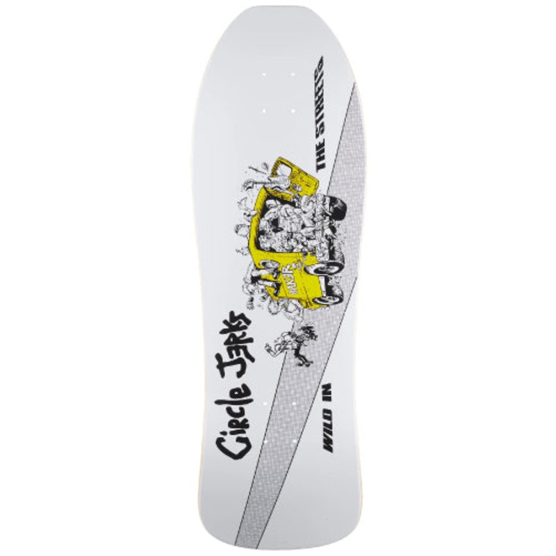 Baker X Circle Jerks Tyson Peterson Wild in the Streets Shaped Skateboard Deck 10.0″ 10.0″