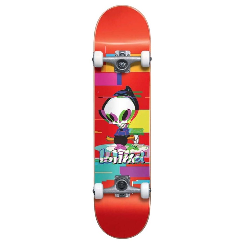 Blind Reaper Glitch First Push 7.75 Red Skateboard Complete RED 7.75