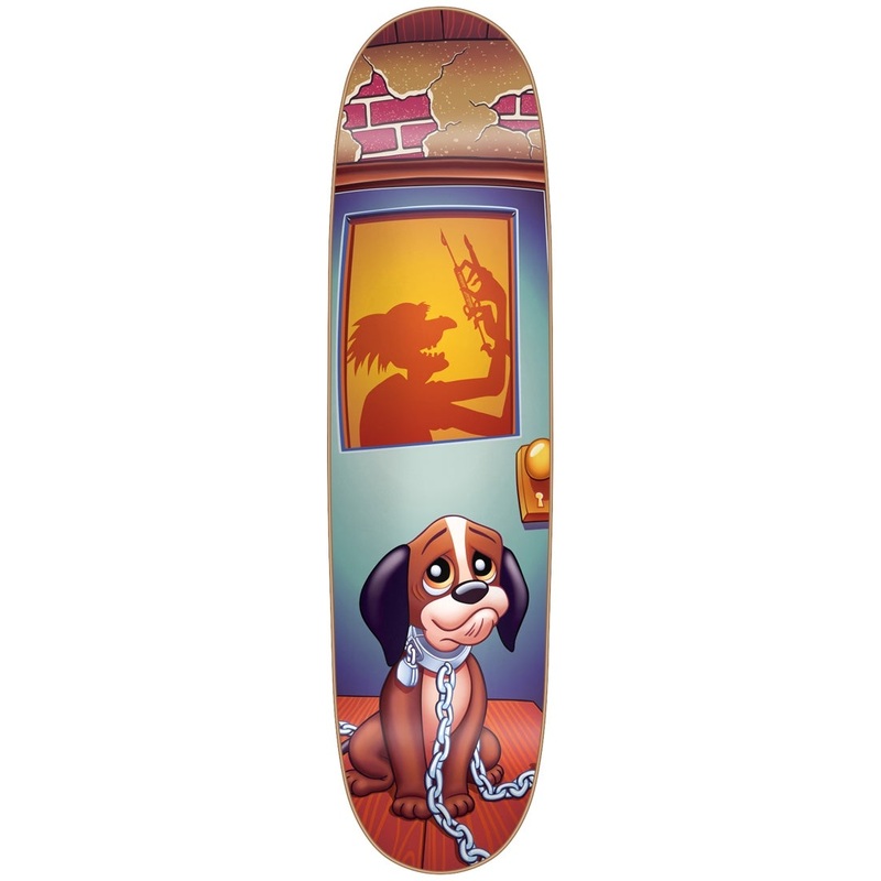 Heritage Tim Gavin Dog Pound R7 Slick Skateboard Deck MULTI 8.125″ MULTI 8.125