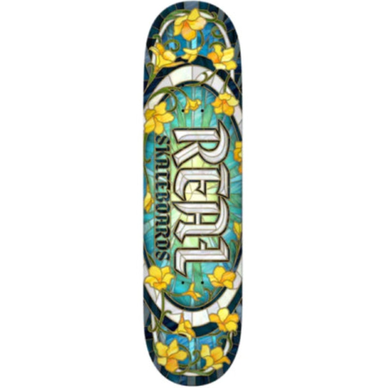 Real Team Oval Cathedral Skateboard Deck 8.06″ 8.06″