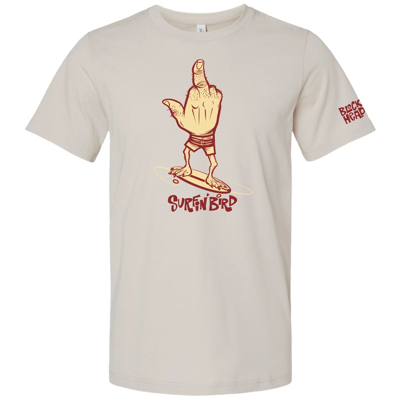 Surfin Bird T-shirt – Black or Dust – Available Now! Dust S