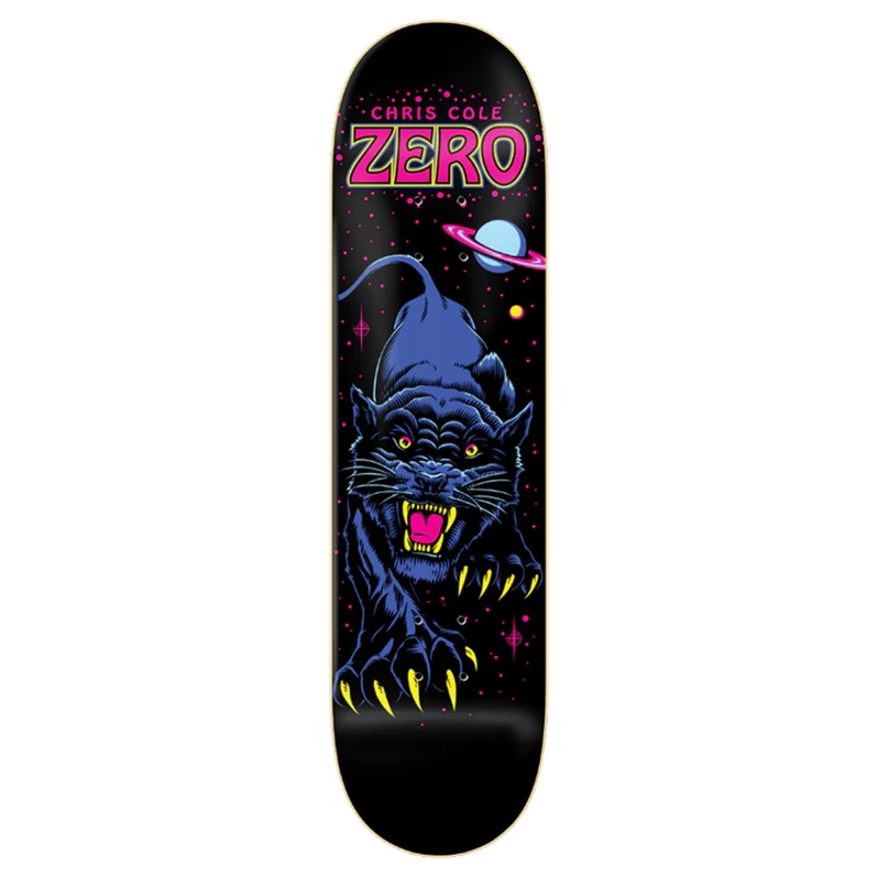 Zero Skateboard Deck Black Panther Cole 8″ Black 8