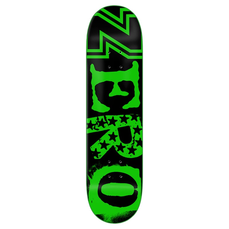Zero Skateboard Deck Legacy Ransom Green Dipped 8.25″ 8.25 Green