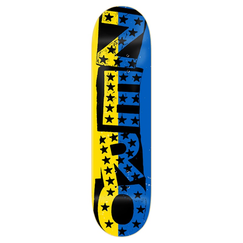 Zero Skateboard Deck Ukraine Punk 8.25″ Multicolor 8.25