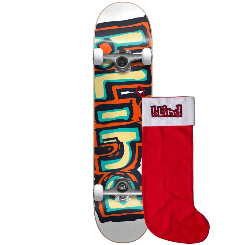 Blind Matte OG First Push Complete w/Stocking Complete White/Teal 7.75