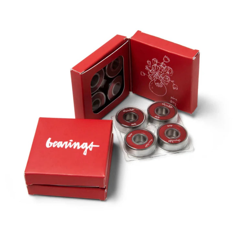 Chocolate Abec 5 Bearings Red