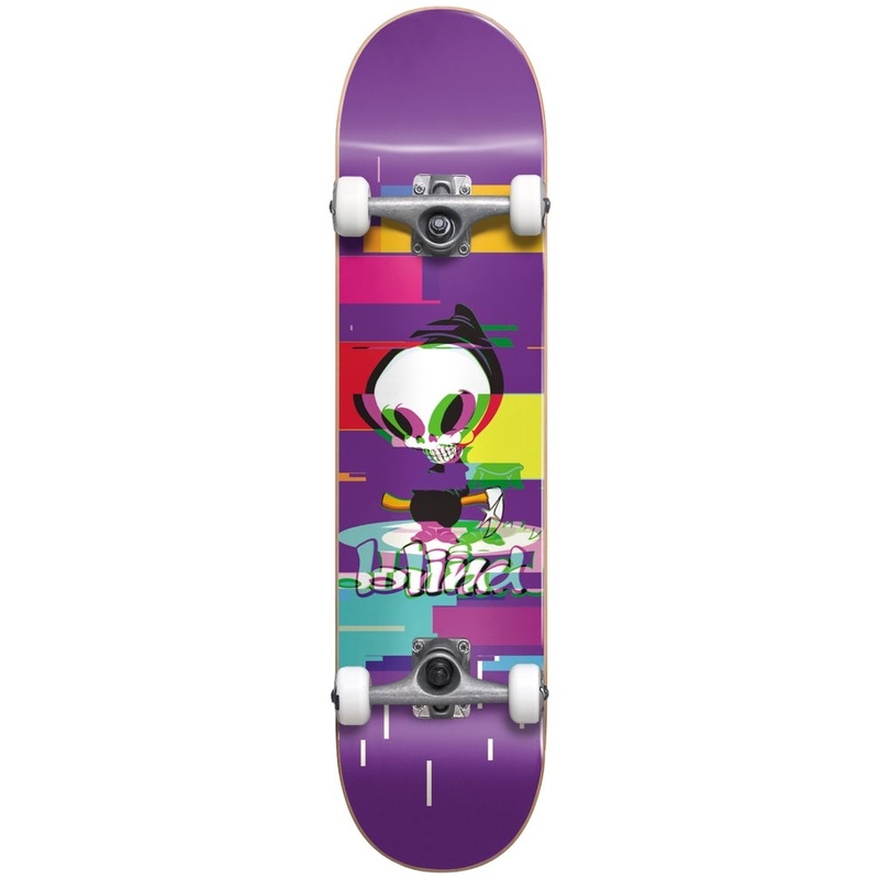 Reaper Glitch First Push Complete Skateboard Purple 7.75″ Purple 7.75