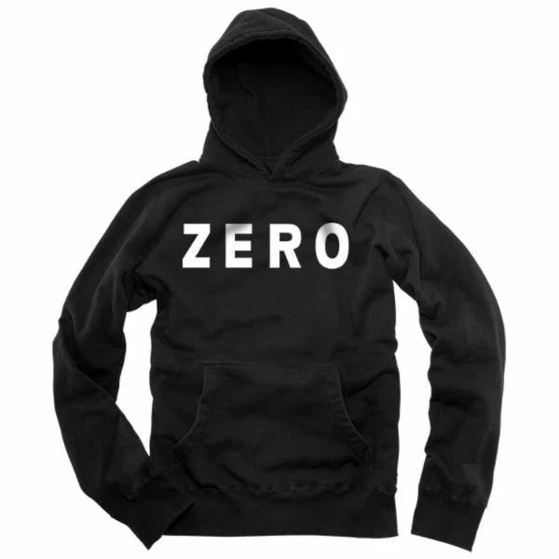 Zero Army Pullover Hoodie Black Black XS