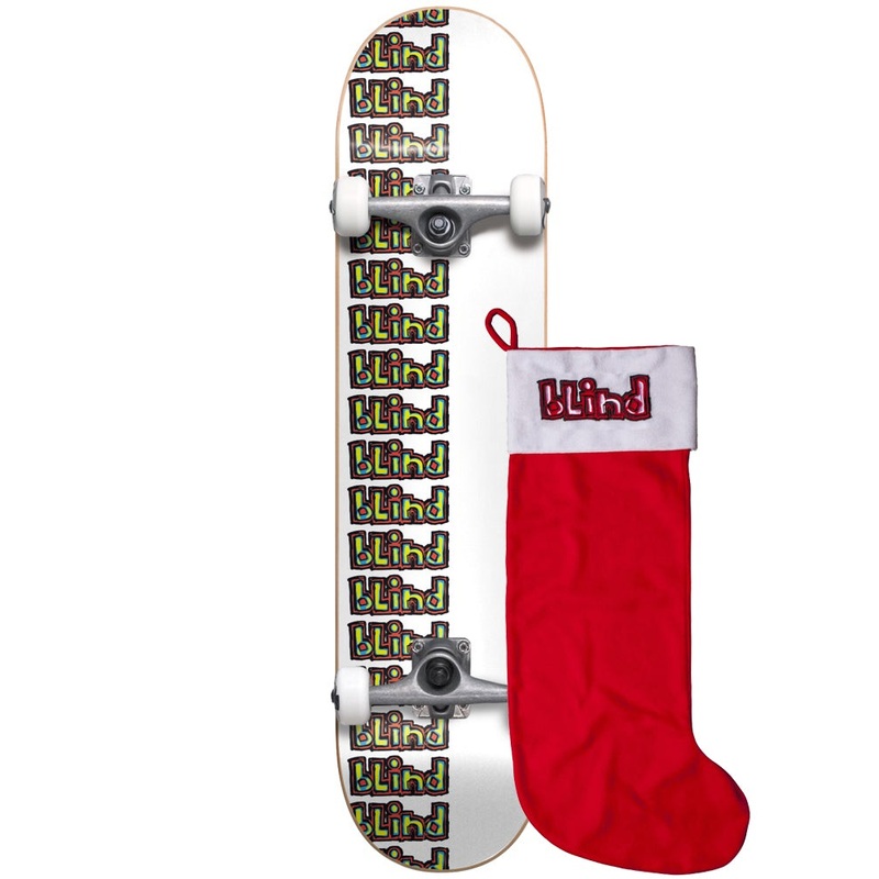 Blind Blind Repeat Rail Yth First Push Complete w/Stocking Complete White 7.375