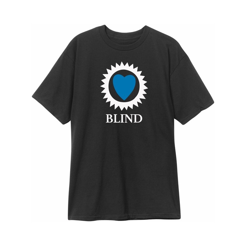 Blind Heart Black Short Sleeve Tshirt BLACK S