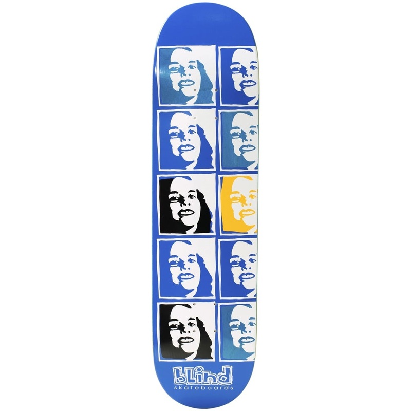 Blind Psychedelic Multi Girl Blue 8.25 Skateboard Deck Multi 8.25