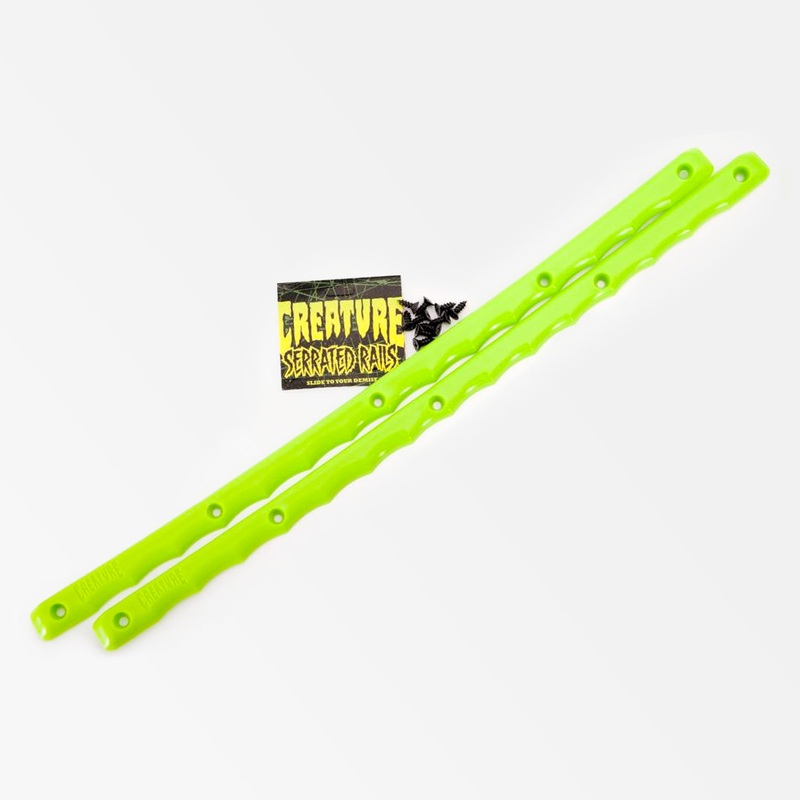 Creature Skateboards – Serrated Rails – Green