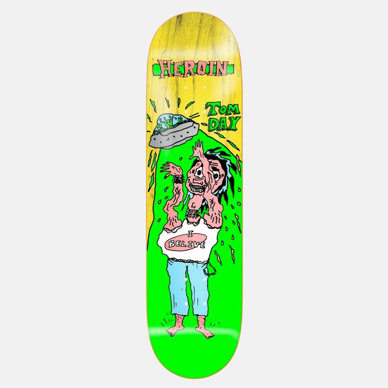 Heroin Skateboards – 8.75″ Tom Day Toon Skateboard Deck