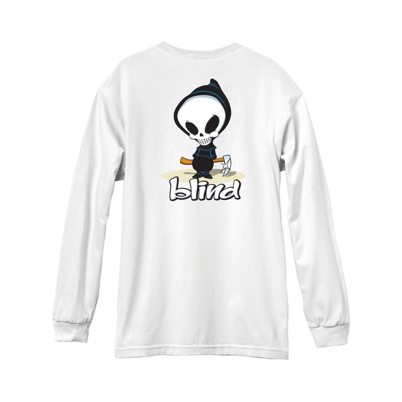 OG Reaper Long Sleeve Tshirt White S
