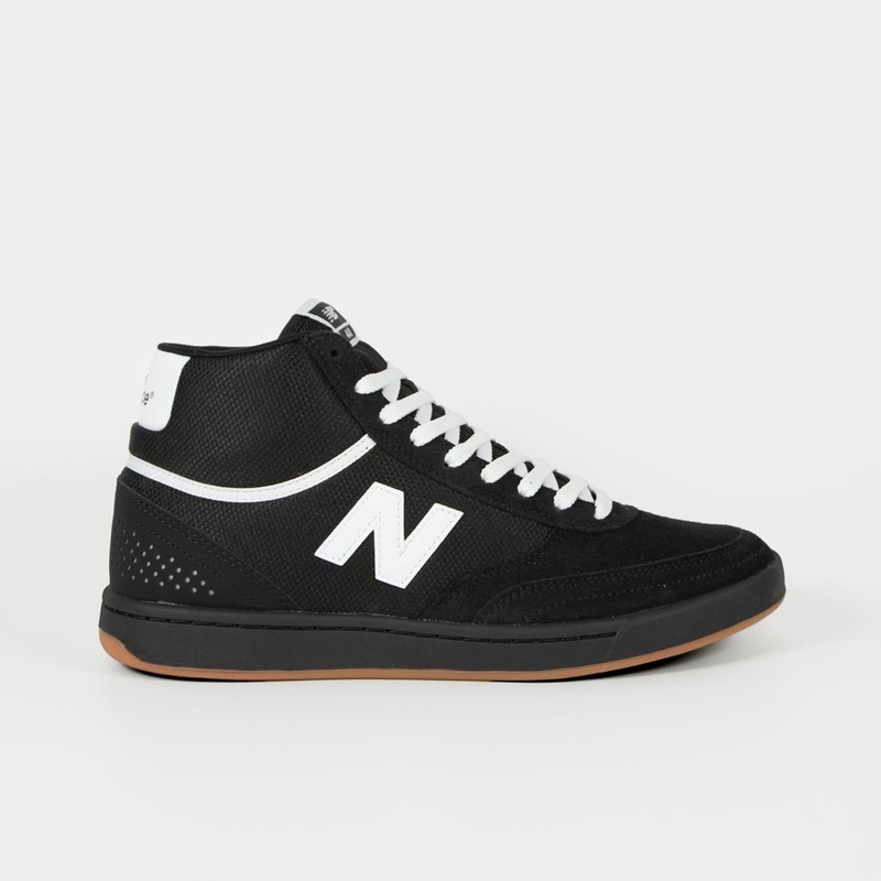 New Balance Numeric – 440 Hi Shoes – Black / White UK 6