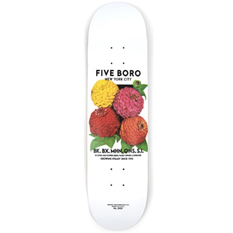 5Boro Flower Seed Yellow Skateboard Deck 8.375″ 8.375″