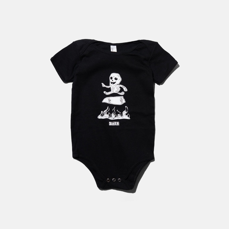 BABY MAYHEM ONESIE BLACK 6/12 mo