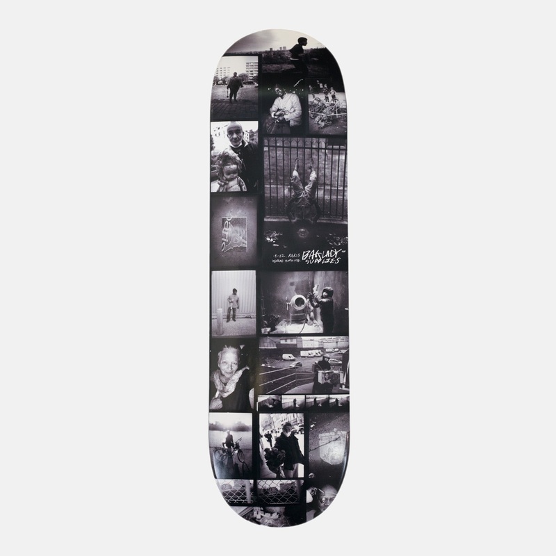Baglady Supplies – 8.5″ Paris Collage Skateboard Deck