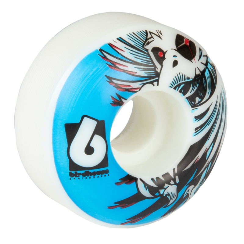 Birdhouse Wheels Hawk Spiral 52 White 52