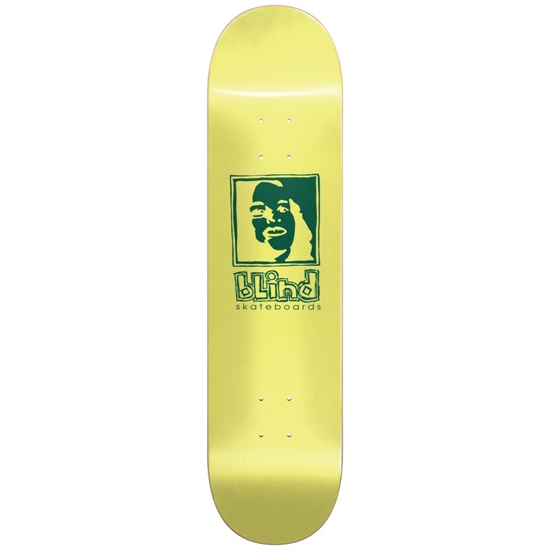 Blind Grn Yel Girl RHM Yellow 8.5″ Skateboard Deck Yellow 8.5