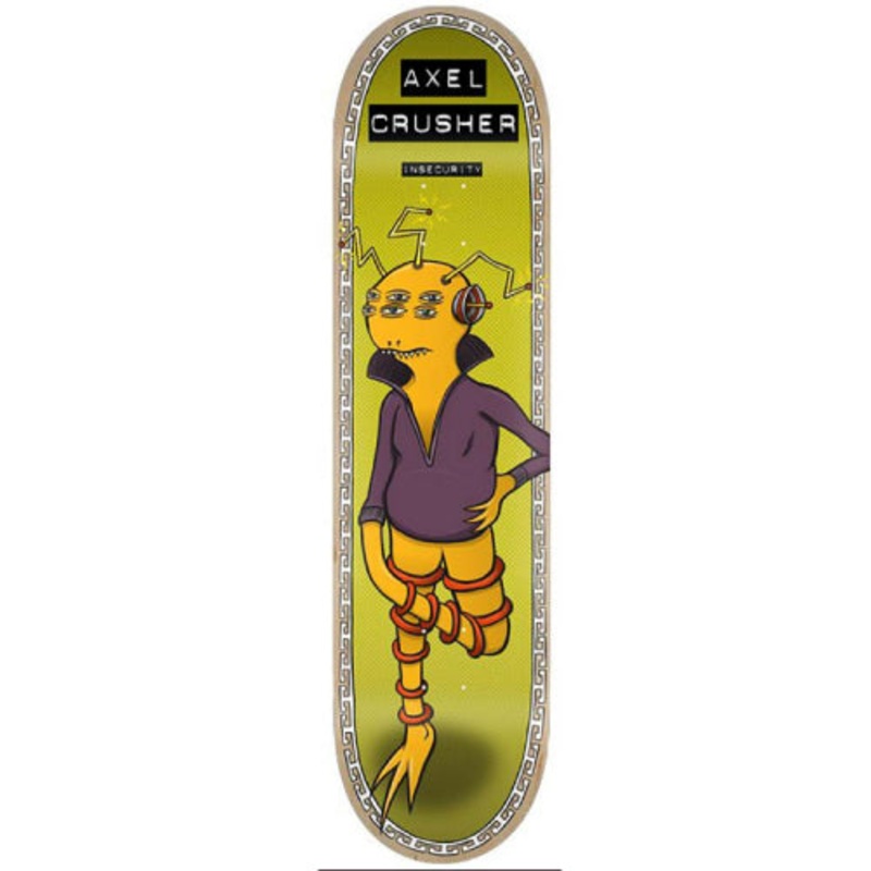 Toy Machine Axel Crusher Insecurity Skateboard Deck 8.5″ 8.5″
