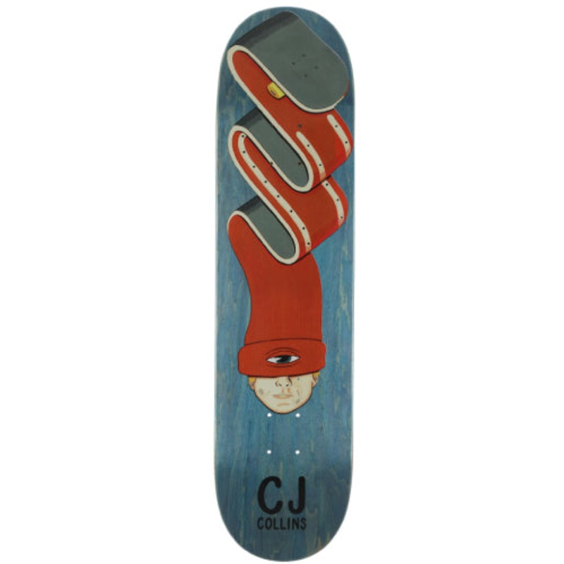 Toy Machine CJ Collins Skate Beanie Blue Skateboard Deck 8.0″ 8.0″