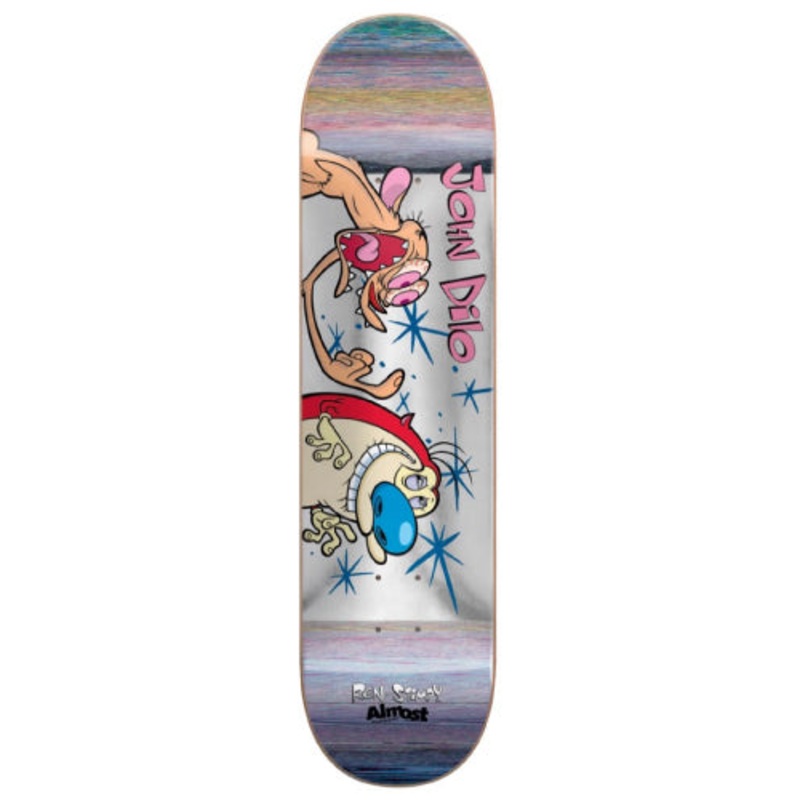 Almost X Ren & Stimpy John Dilo Fingered R7 Skateboard Deck 8.125″ 8.125″