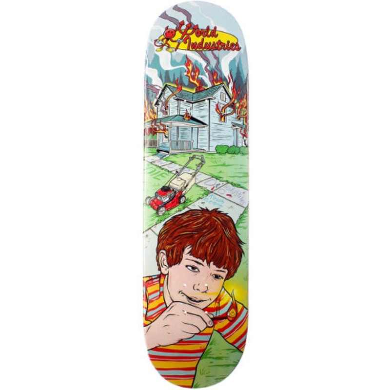 World Industries Kevin Klemme House Fire Skateboard Deck 8.25″ 8.25″